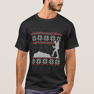 Bergwandelen Wandelaar Camper Lelijke Kersttrui T-shirt