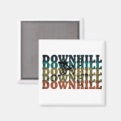 bergwandeling in bergafwaarts magneet (Voorkant / Achterkant)