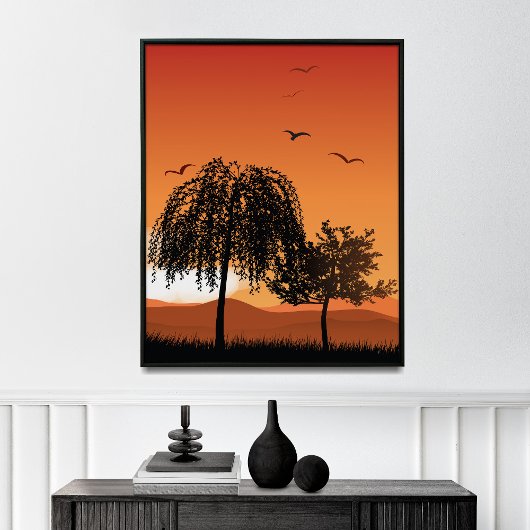 Bergwandkunst, Bergschilderijen Canvas Afdruk