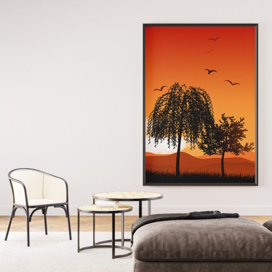 Bergwandkunst, Bergschilderijen Canvas Afdruk