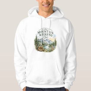 Bergweekendclub Wandelavontuur Natuur Hoodie