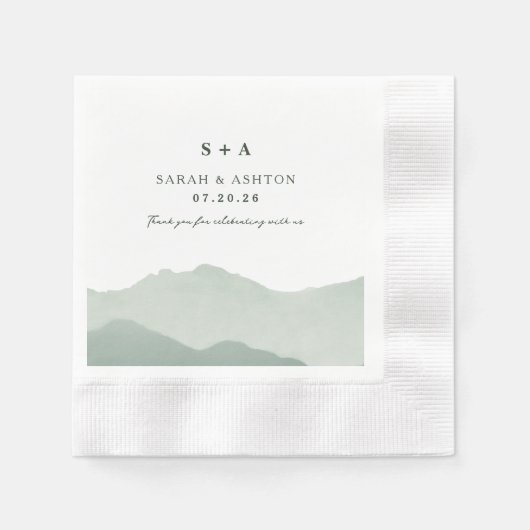 Bergweide Weddenschap Servet (Voorkant)