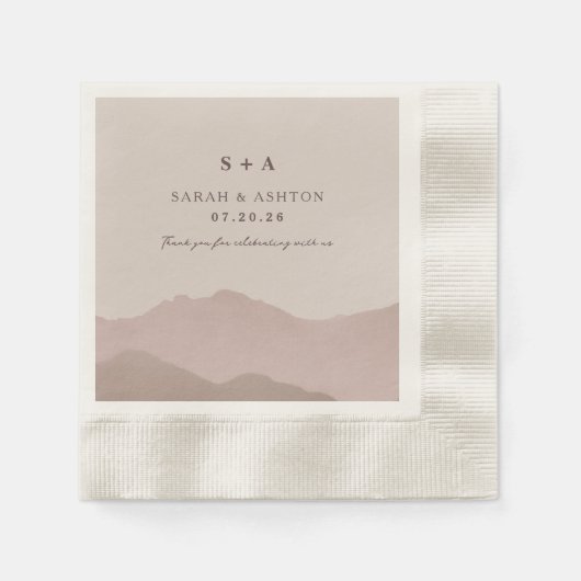 Bergweide Weddenschap Servet (Voorkant)