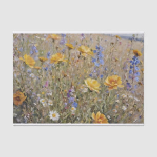 Bergwildebloemen Decoupage Tissuepapier