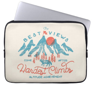 bergwolf klimmen wandelen buiten laptop sleeve