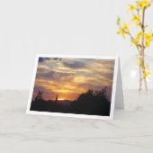 Bergzondlandschap Kaart (Gele Bloem)