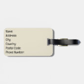 Bergzonsondergang Bagagelabel (Achterkant horizontaal)