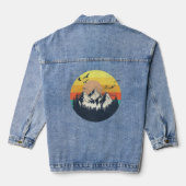 Bergzonsondergang Denim Jacket (Achterkant)