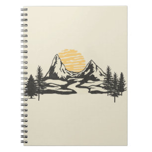 Bergzonsondergang Notitieboek