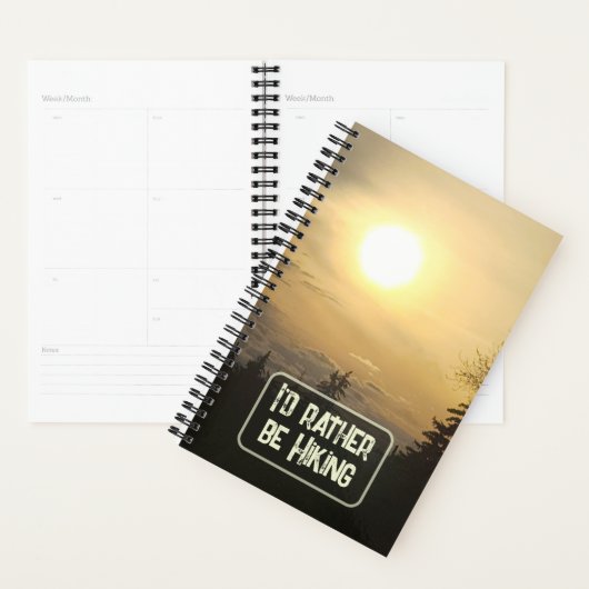 Bergzonsondergang Planner (Display)
