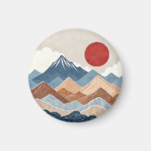 Bergzonsondergang Schoonheid