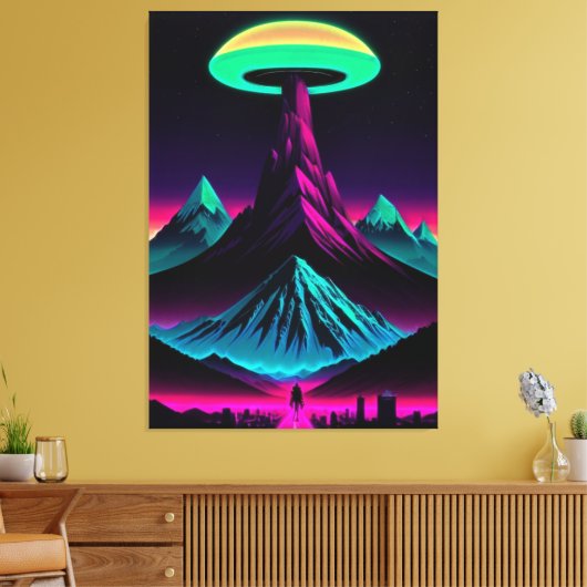 bergzuiger canvas afdruk (Insitu (Woonkamer))