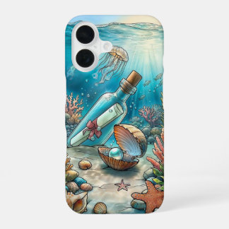 Bericht in een fles _ iPhone case 16 Hoesje