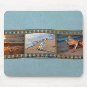 Bericht in een fles muismat