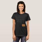 Bericht in Morse Code: Black Lives Matter. T-shirt (Voorkant volledig)