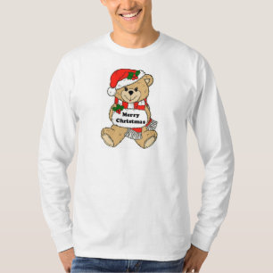 Bericht met kerstTeddy Bear T-shirt