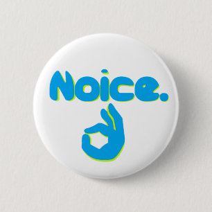 Bericht met OK Handtekening Ronde Button 5,7 Cm