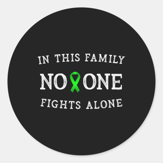 Bericht Nierziekte bewustzijn voor vrouwen Mannen Ronde Sticker (Voorkant)