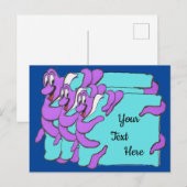 Bericht Octopus Cartoon DIY Briefkaart (Voorkant / Achterkant)