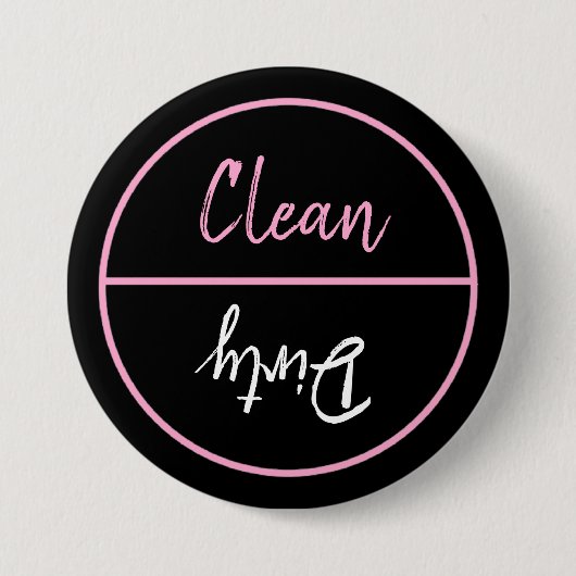 Bericht over vuilnisbak en vuilnisbak ronde button 7,6 cm (Voorkant)