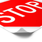 Bericht stoppen poster (Hoek)