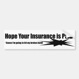 Bericht van Bumpersticker aan traagheidstoestellen