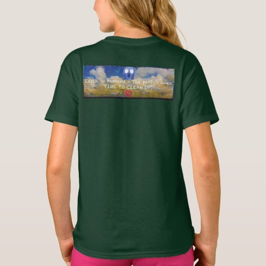 Bericht van de Aarde T-shirt (Achterkant)