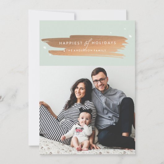 BERICHT VAN FEESTDAGEN kerstkaart (Voorkant)