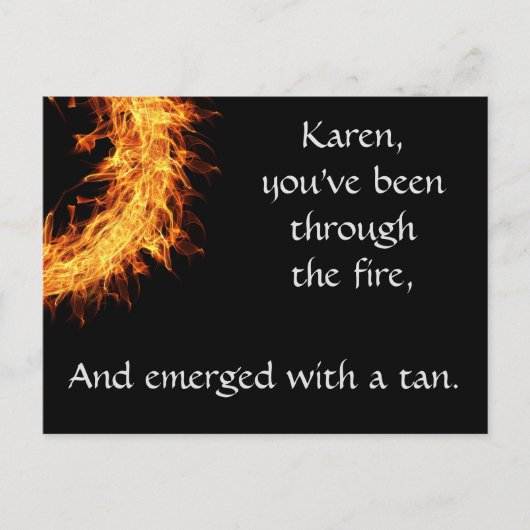 bericht van Inspirerend overlevende Briefkaart (Voorkant)