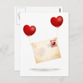 Bericht van Liefde Briefkaart (Voorkant / Achterkant)