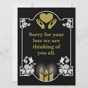 Bericht voor condoleanceondersteuning