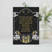 Bericht voor condoleanceondersteuning (Staand voorkant)