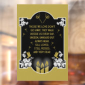 Bericht voor condoleanceondersteuning raamsticker (Vel 2)