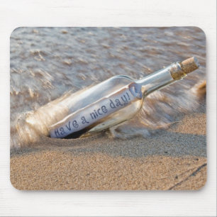 Bericht voor de dag muismat