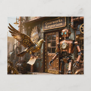 Bericht voor de winkel briefkaart