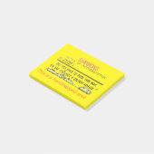 Bericht voor gehandicapte parkeren post-it® notes (Schuin)
