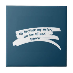 Bericht Vrede wissen Tegeltje