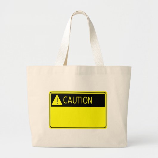 Bericht: ware_ grote tote bag (Voorkant)