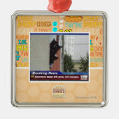 Berichten 2 metalen ornament (Voorkant)