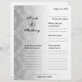 Berichten in het kader van de bruiloft Bijgevoegd  (Voorkant / Achterkant)