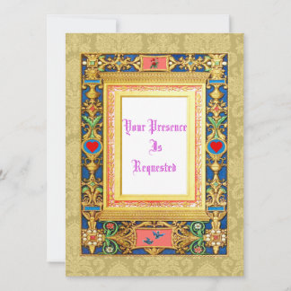 Berichten in middeleeuwse stijl kaart