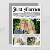 Berichten over bruiloft - Wit Kaart (Voorkant / Achterkant)