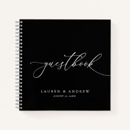 Berichten over een zwarte en witte minimalistische notitieboek