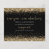 Berichten over Gold Glitter Black Verloving (Voorkant)