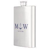 Berichten over zeemansblauw marinemonogram flacon (Links)