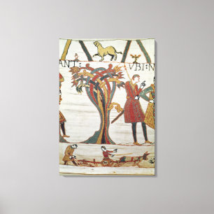 Berichten van Duke William kwamen graaf vinden Canvas Afdruk