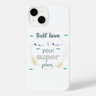 Berichten verheffen voor een zelfverzekerde jij Case-Mate iPhone 14 hoesje