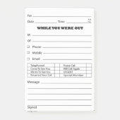 Berichten via telefoon Het is Post-it® Notes (Voorkant)