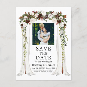 Berichten Waterverf groen bos Aankondigingskaart