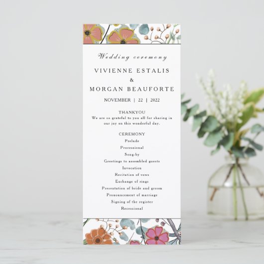 Berichtenprogramma Voorjaarsbloem Programma (Staand voorkant)